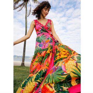 FARM Rio - Painted Toucans Maxi Dress